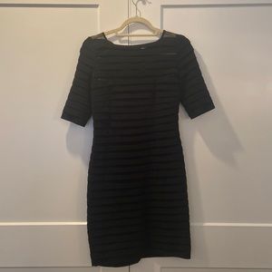 Women’s black sheath dress, back zipper size 6